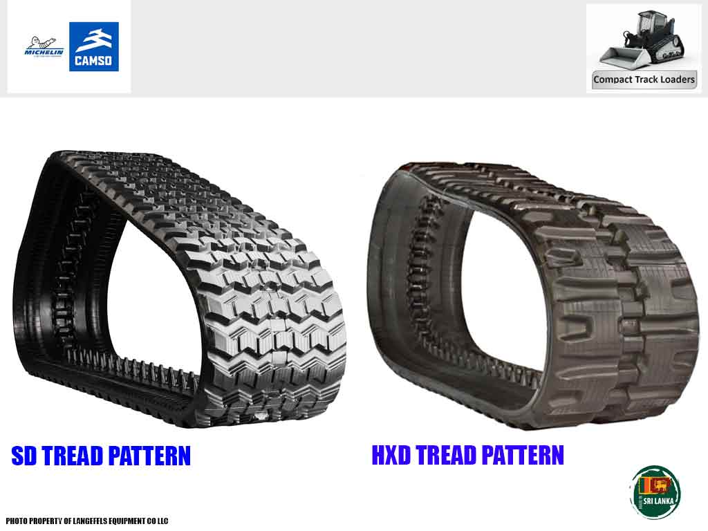 Orugas de goma para cargadora compacta de cadenas MICHELIN / CAMSO, GEHL CTL60, CTL65 