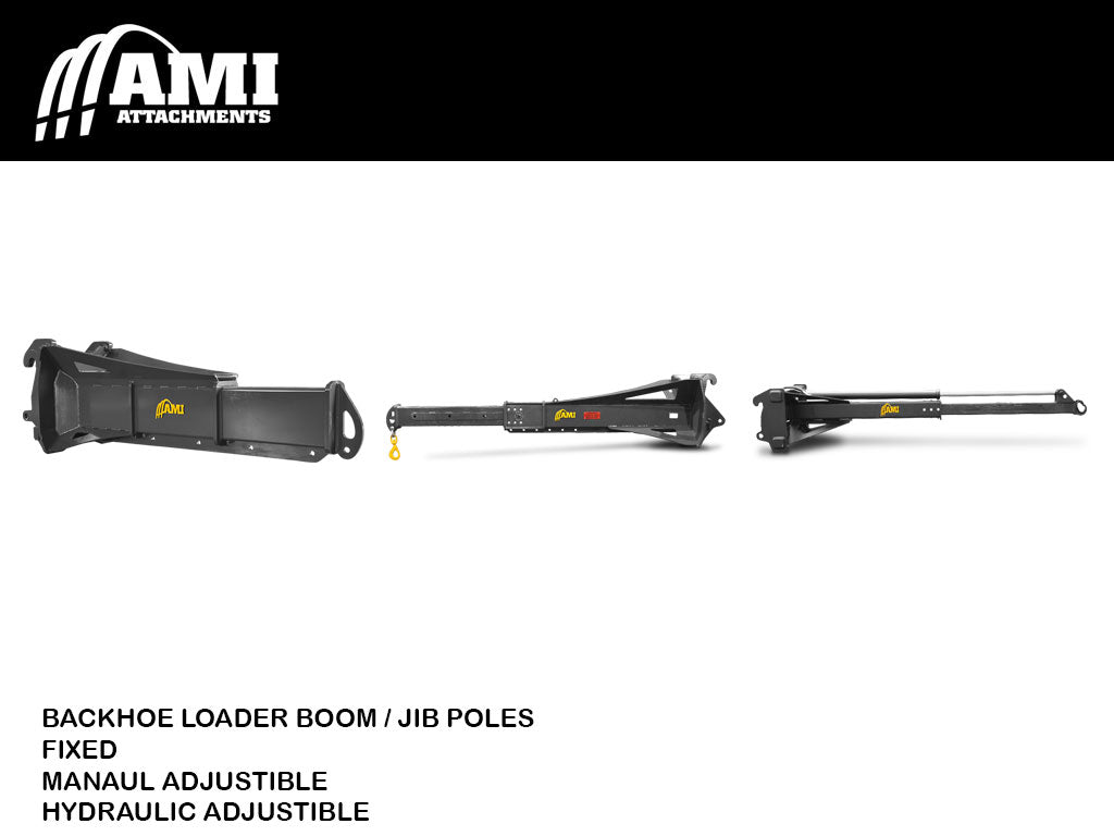 AMI boom / Jib poles for backhoe loaders