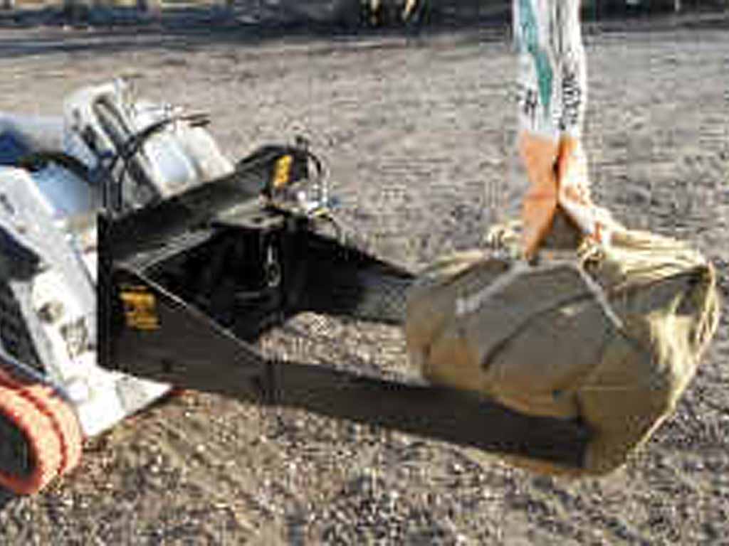 DPM Nursery jaws mini jaws heavy duty hybrid style tree forks for mini loaders