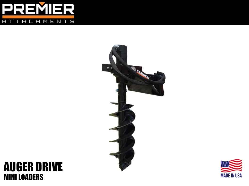 PREMIER auger drive for mini loader machines