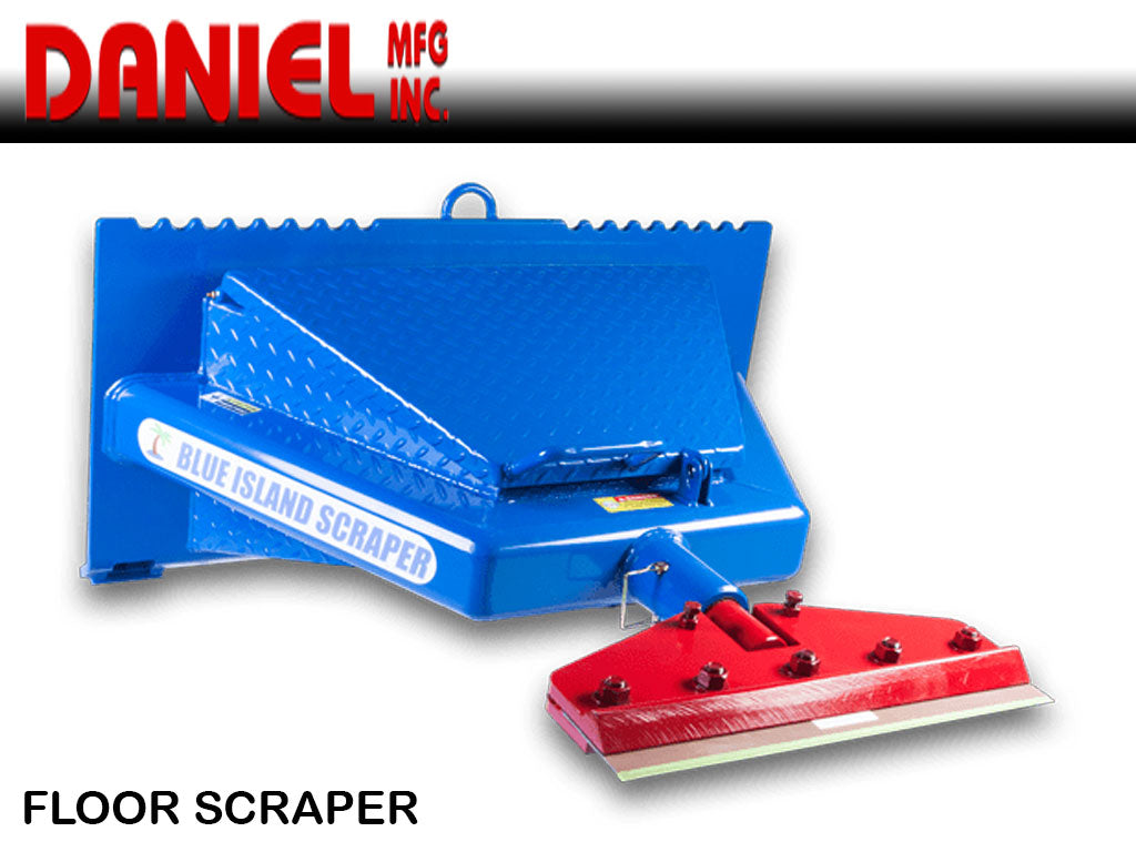 DANIEL MFG blue island scraper for mini loader
