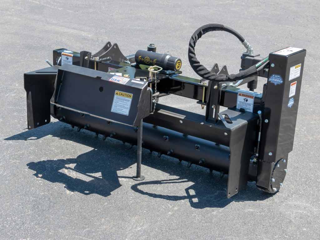 Mini Blue Rake BLUE DIAMOND Power rake for mini loader
