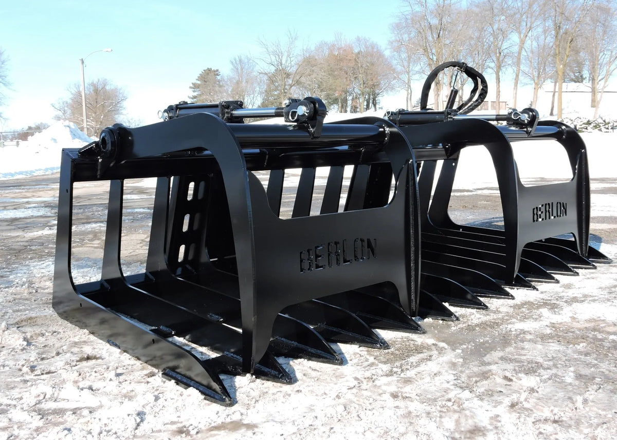 BERLON Medium Duty Grapple for skid steers