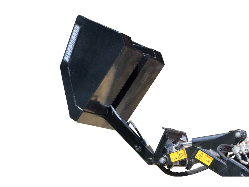 BLUE DIAMOND front dump bucket for mini loaders