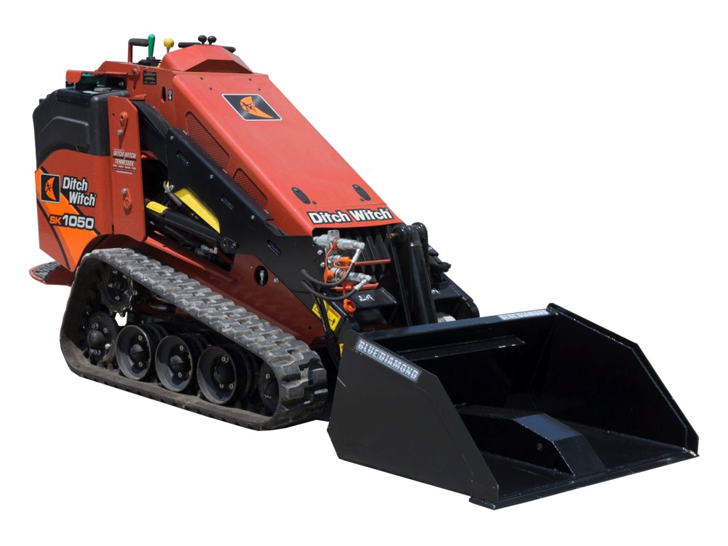 BLUE DIAMOND front dump bucket for mini loaders