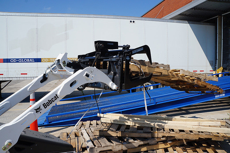 BLUE DIAMOND root grapple for mini loader