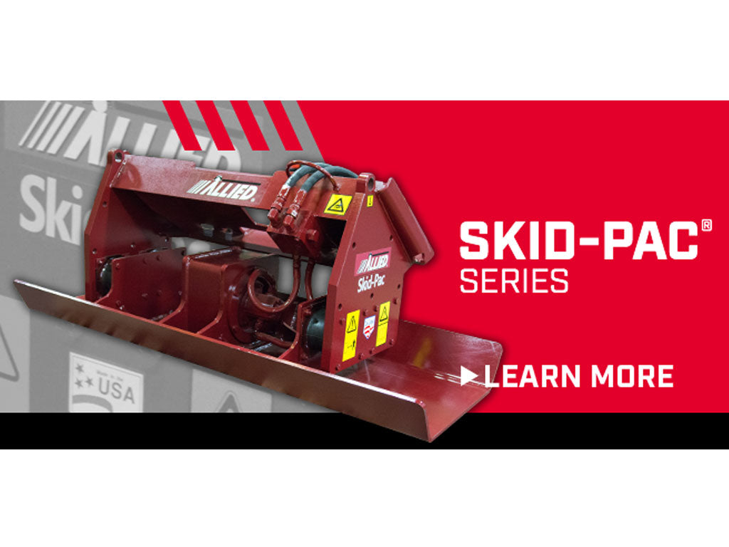 RAMMER SKID-PAC plate compactor for skid steer loader