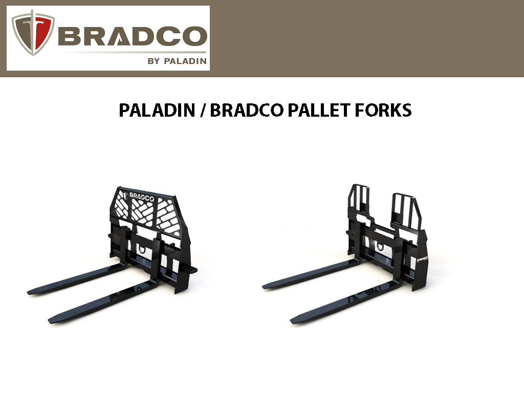 PALADIN / BRADCO HEAVY DUTY PALLET FORK
