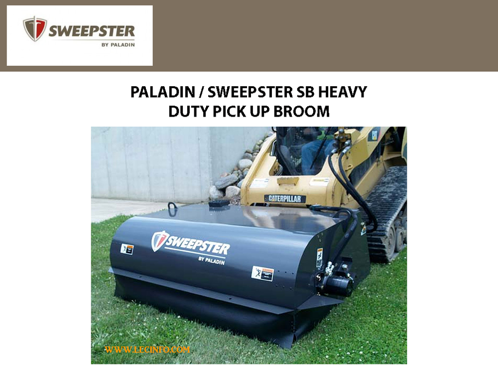 Pick Up Brooms for Skid Steers | Debris Sweeper Attachment | LEC
