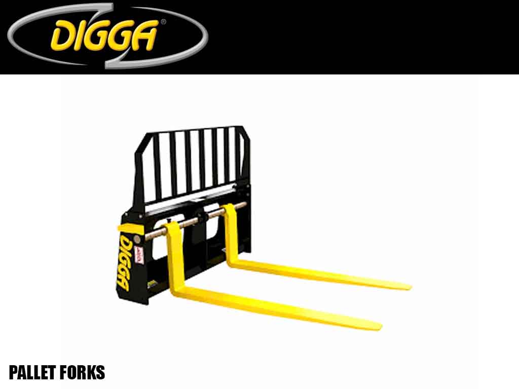 DIGGA Pallet forks for skid steer loader