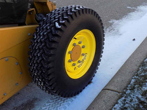 Snow Wolf WolfPaws snow tires for skid steers and Bobcat Toolcat