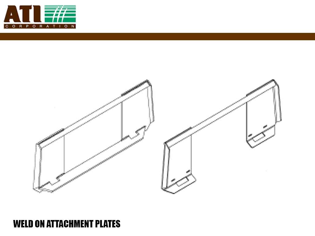 ATI weld on attachment plates