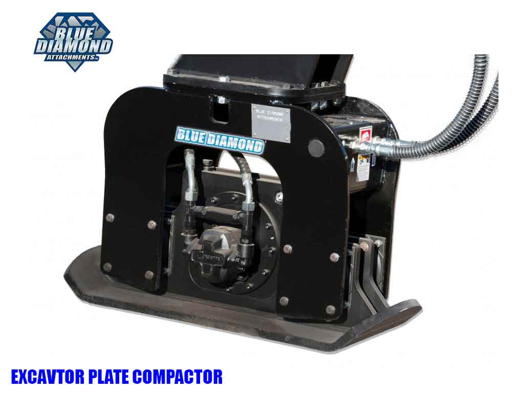 BLUE DIAMOND plate compactor for excavator