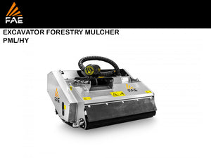 FAE PML/HY forestry mulcher for mini-excavators, 3000 - 7000 lbs.