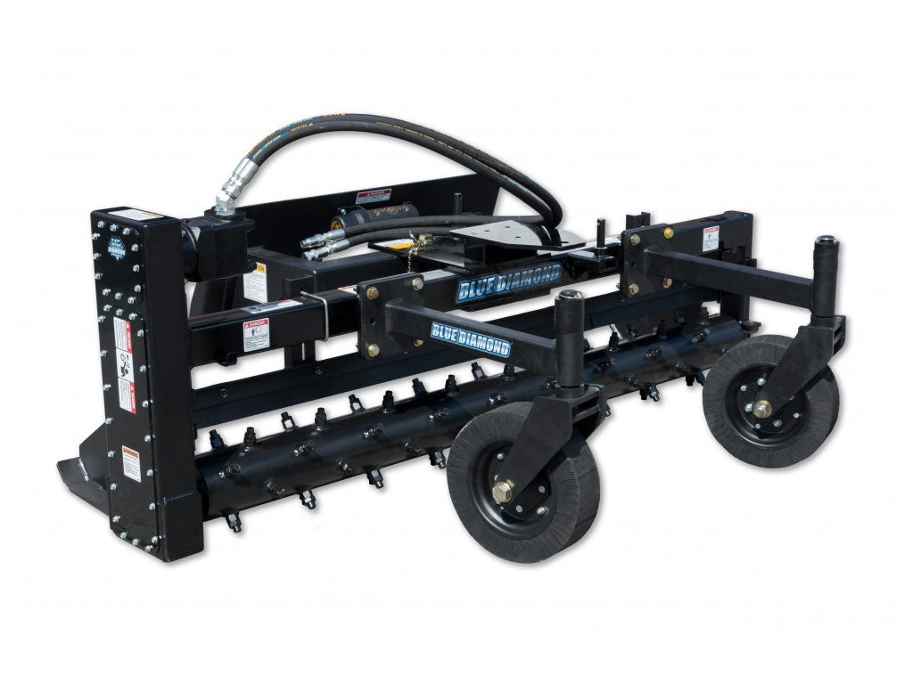 BLUE DIAMOND EXTREME DUTY POWER RAKE, HYDRAULIC ANGLE
