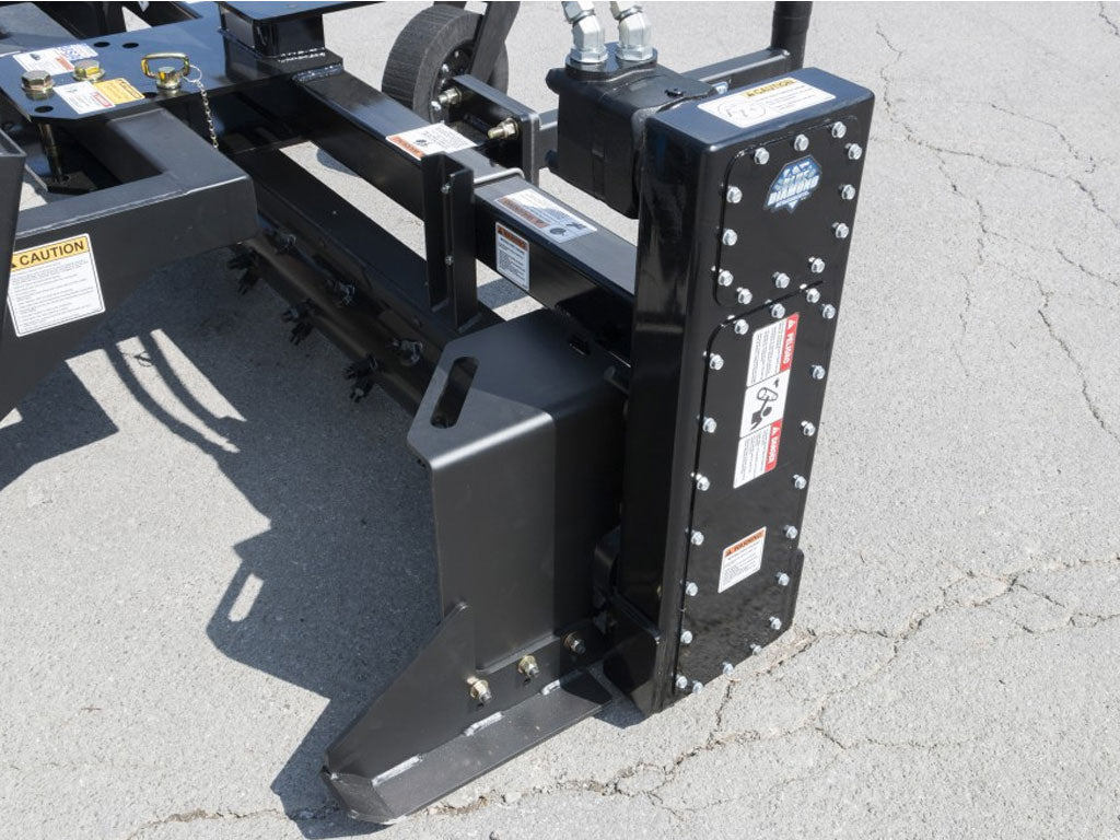 BLUE DIAMOND EXTREME DUTY POWER RAKE, HYDRAULIC ANGLE
