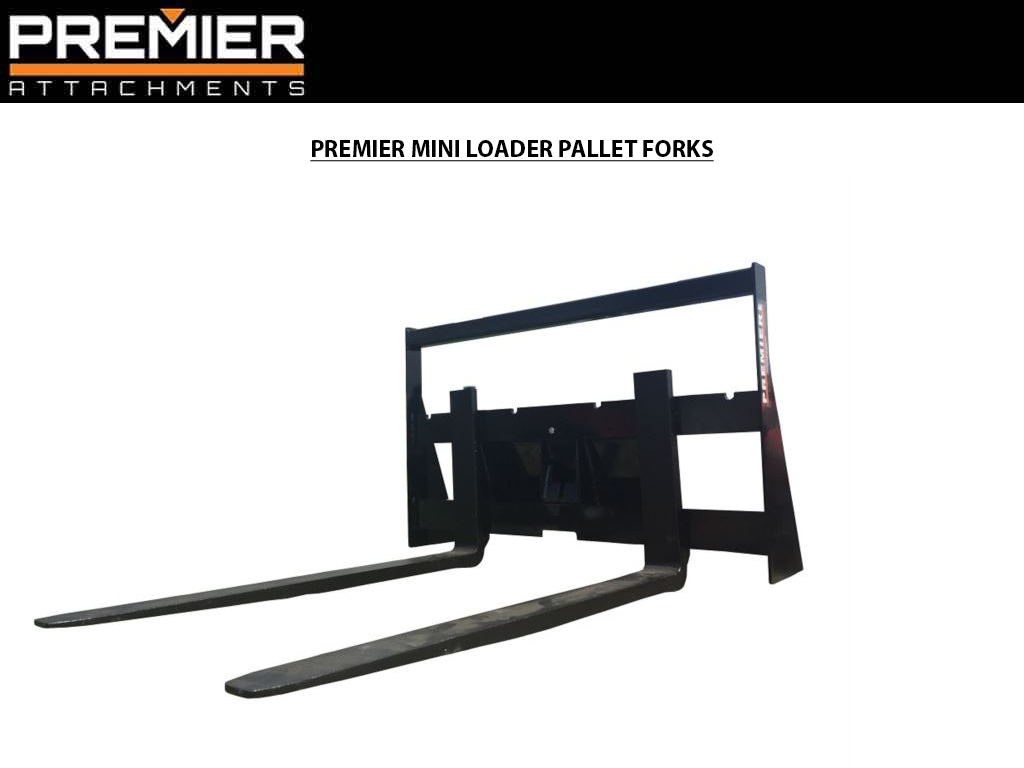 PREMIER Pallet Forks for Mini Loaders
