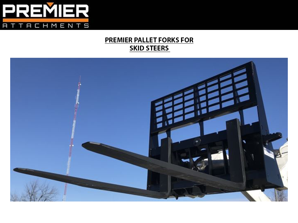 PREMIER Standard Pallet Forks for skid steers