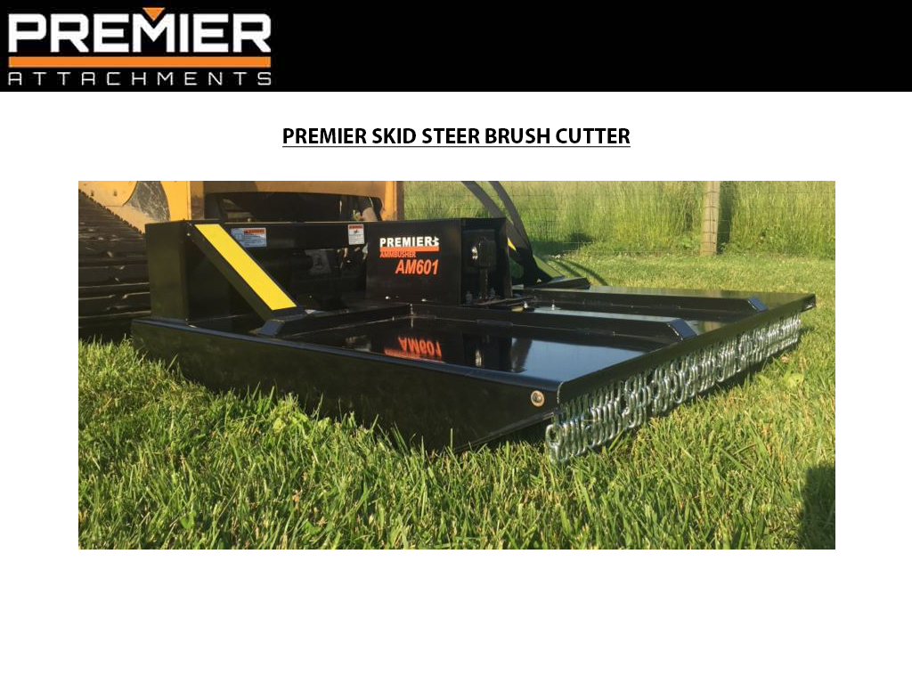 PREMIER Ammbusher Brush Cutter for Skid Steers