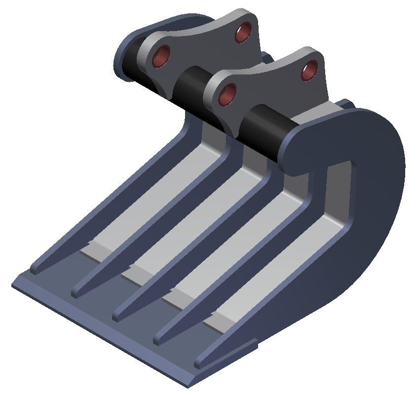 TAG Pavement Removal claw for Excavators 10000 lbs. to 16000 lbs.