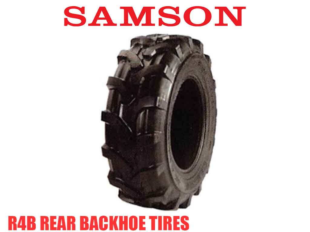 Samson R4B rear backhoe tires (TLB)