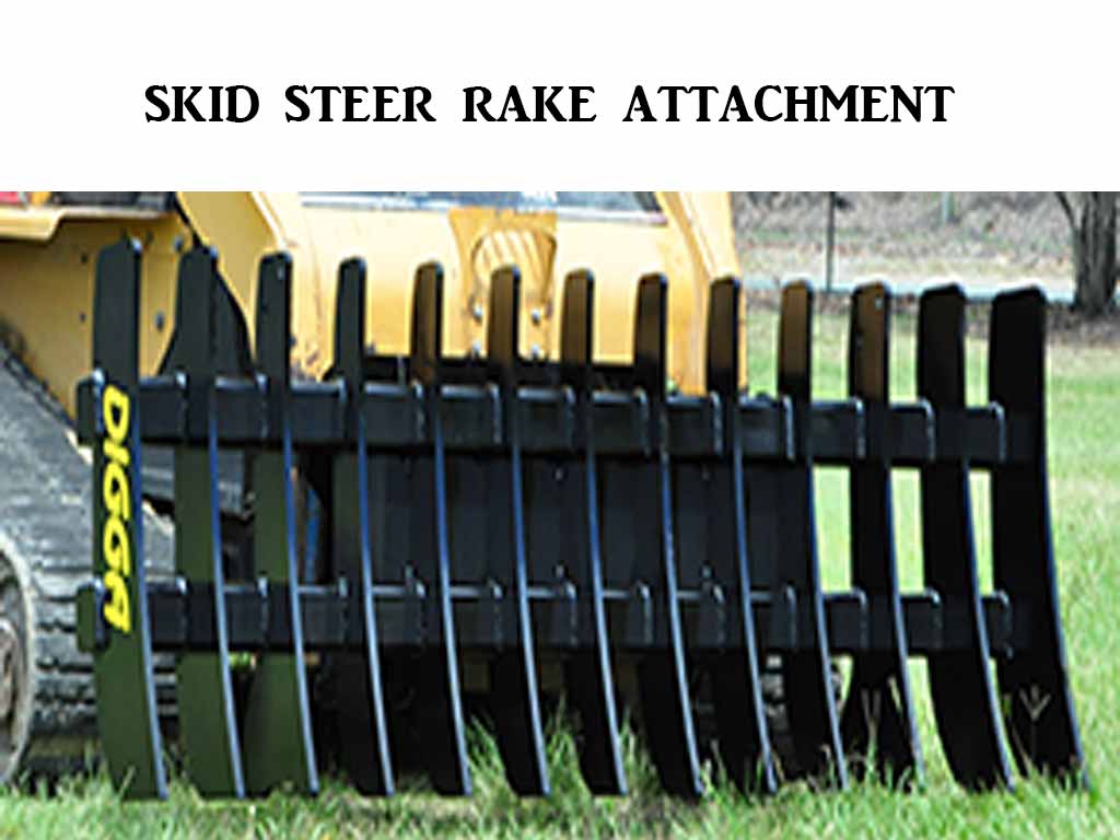 DIGGA Root Rake for skid steer