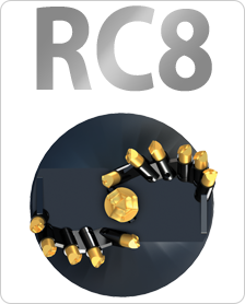 BROCAS PARA ROCA Y PROPÓSITO GENERAL DIGGA A8, RC8 - 20000 A 30000 LB