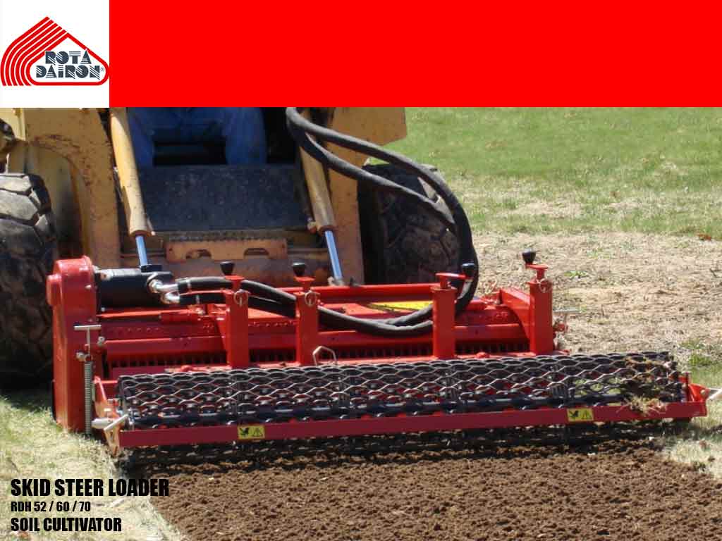 ROTADAIRON RDH 52/60/70 cultivador de suelo para minicargadora