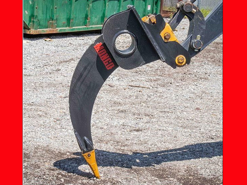 MONGO 37" standard ripper attachment for excavators, 5000-13000 lbs. machines