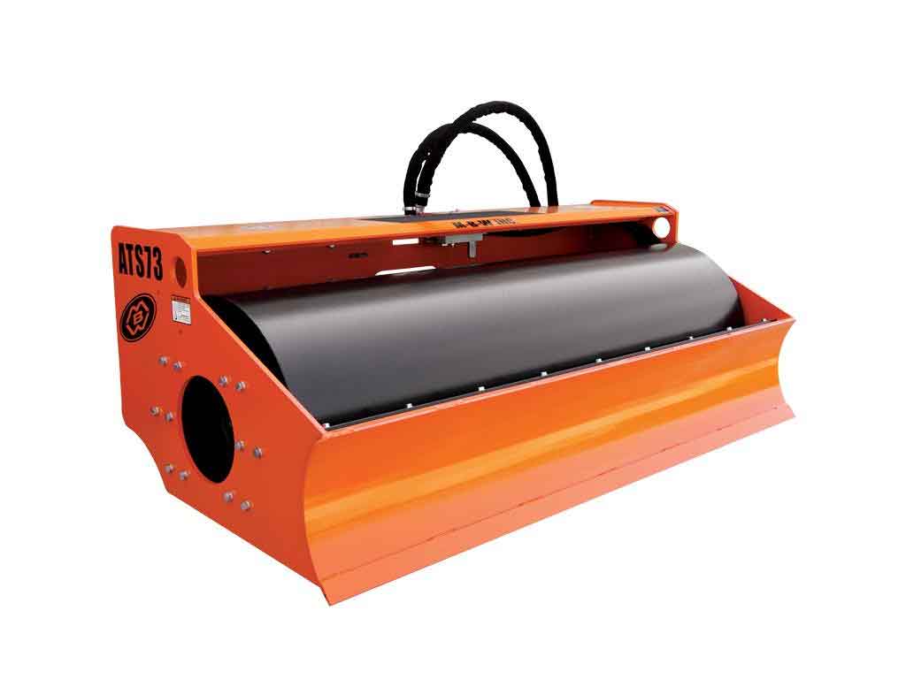 MBW skid steer vibratory roller