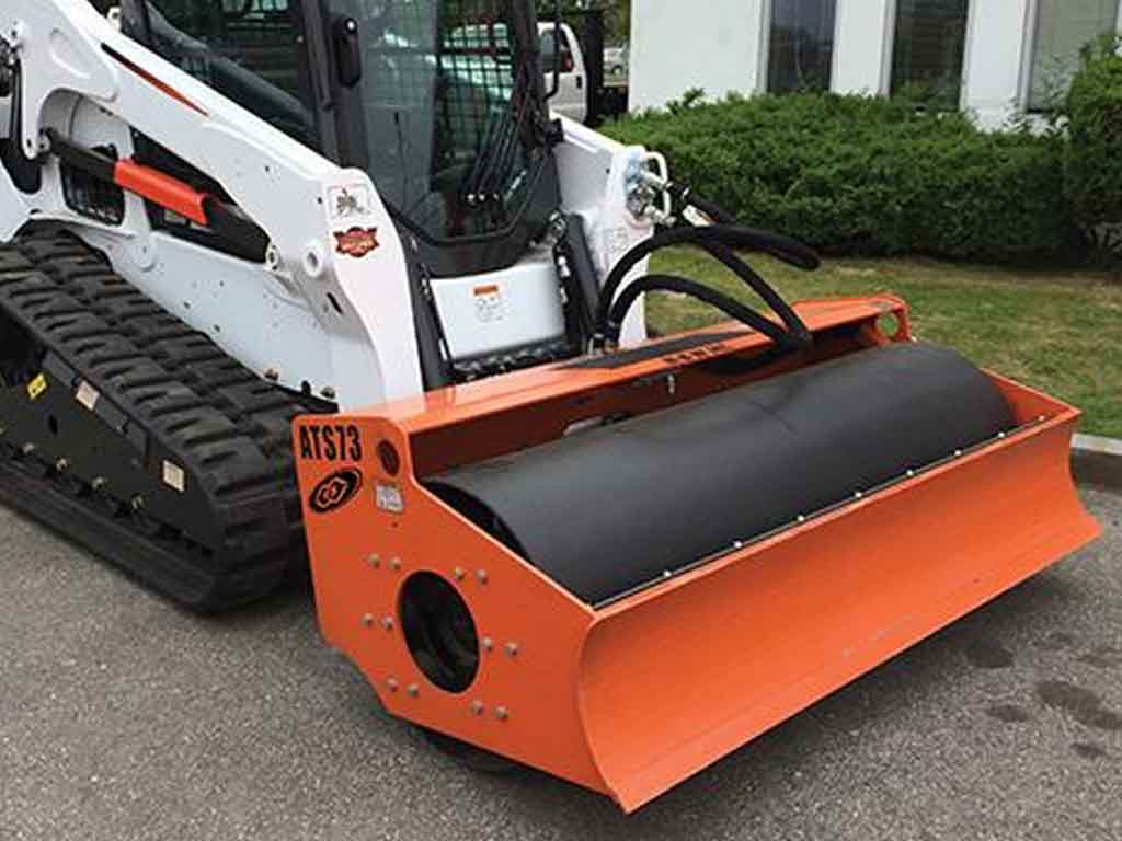 MBW skid steer vibratory roller