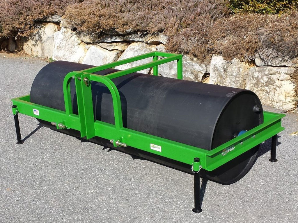 Turf Rollor Rack TURFTIME EQUIPMENT turf roller for skid steer