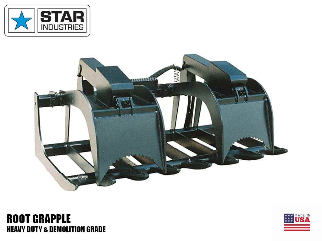 Garra de raíz STAR para minicargadoras