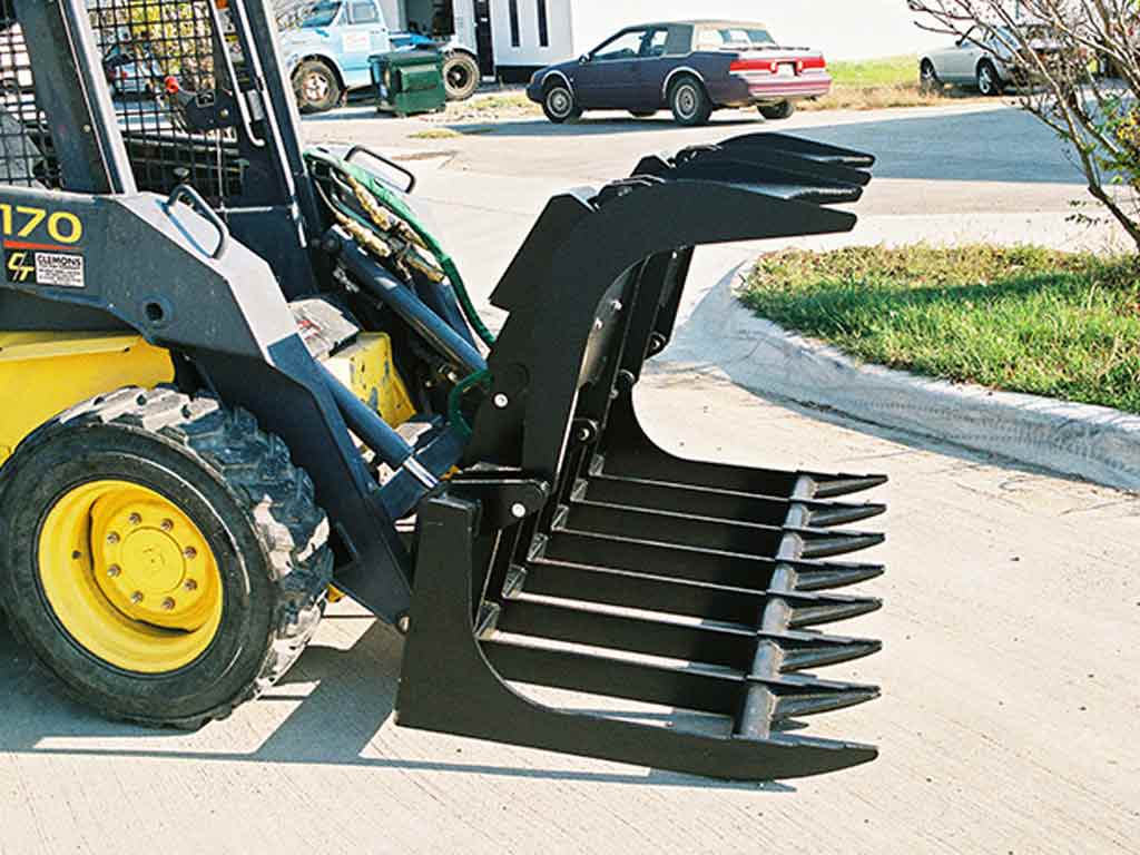 STAR Root Grapple for skid steer loaders