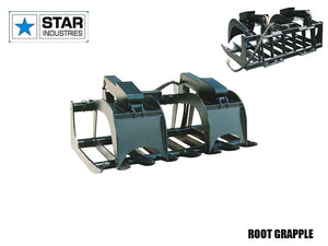 STAR Root Grapple for skid steer loaders