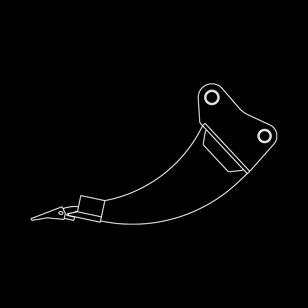 WAIN ROY Railroad / Cribbing buckets for excavators