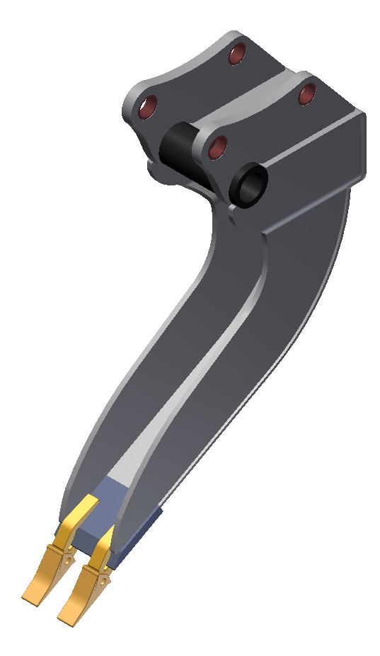 TAG Quick Coupler Ripper Buckets: 1.75