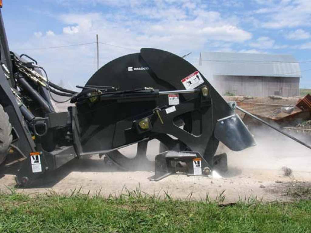 PALADIN BRADCO RS24 rock saw for skid steer