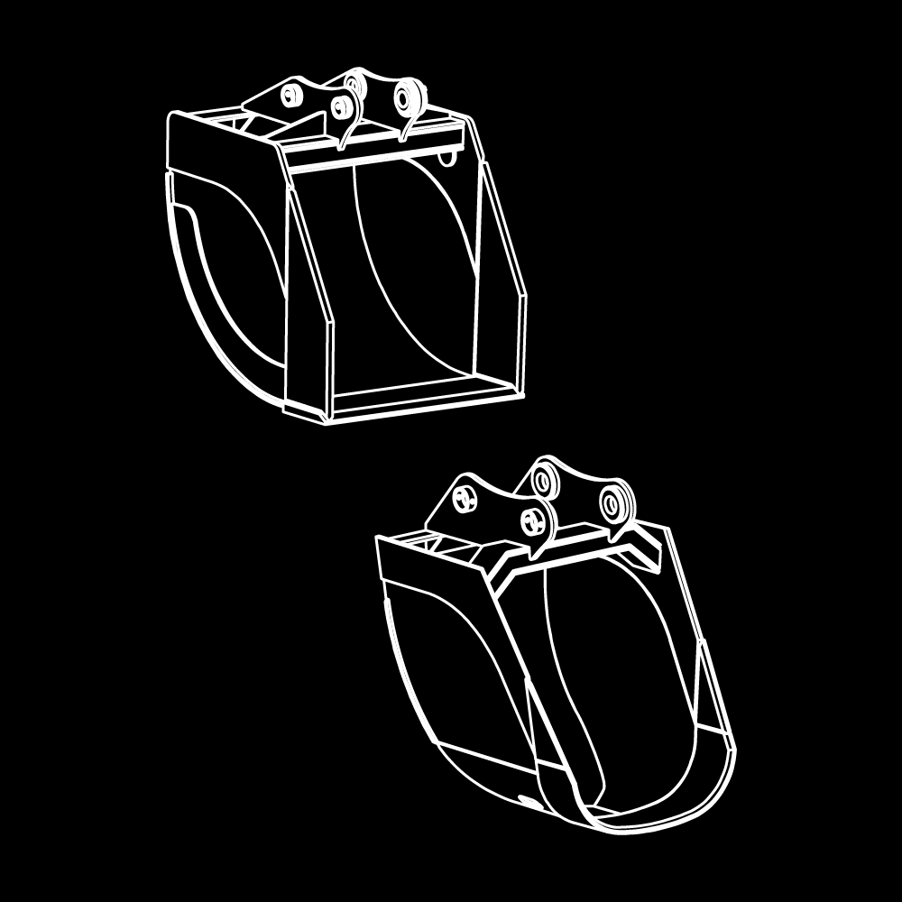 WAIN ROY Sand Buckets for Excavators