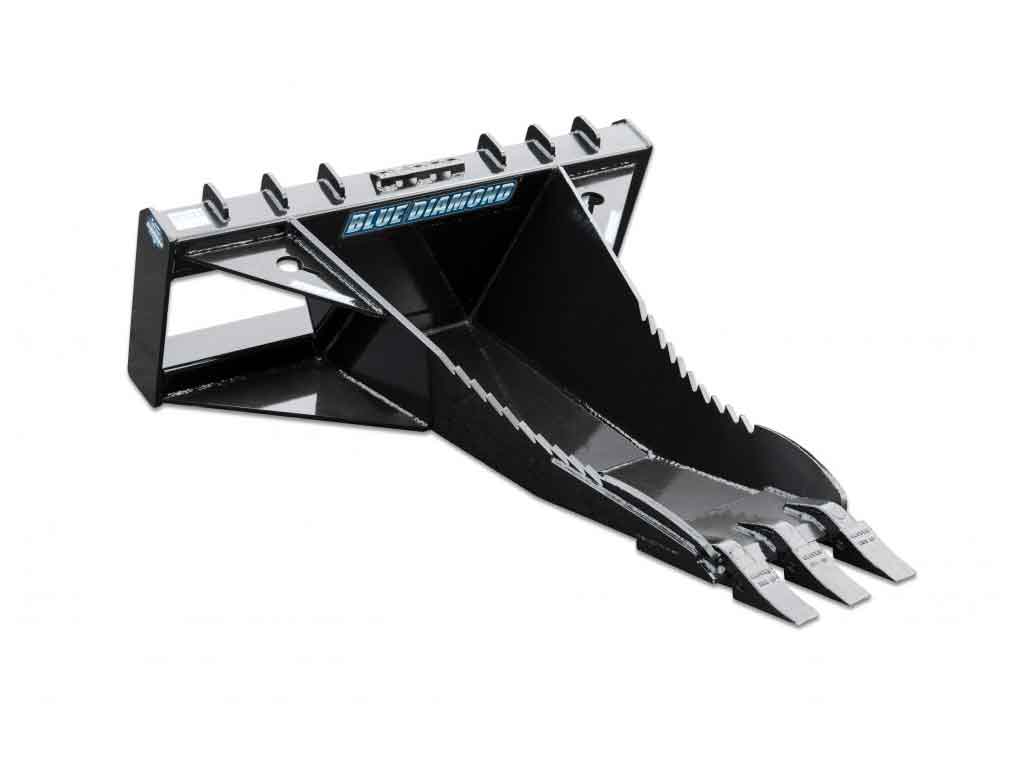 BLUE DIAMOND stump bucket for skid steer