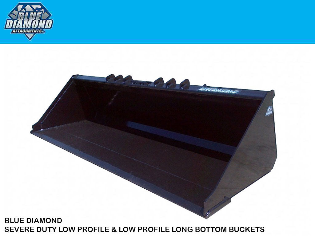 Cucharones de servicio severo BLUE DIAMOND para minicargadores