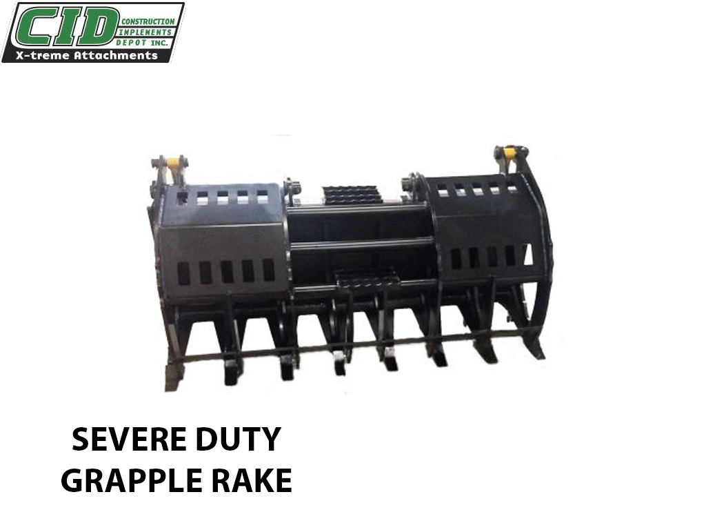 Cid Root Rake CID Grapple Rakes for Skid Steers