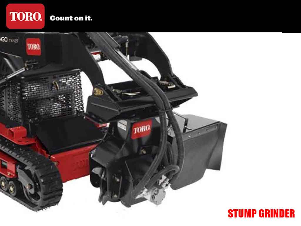 TORO DINGO stump grinder for mini loader