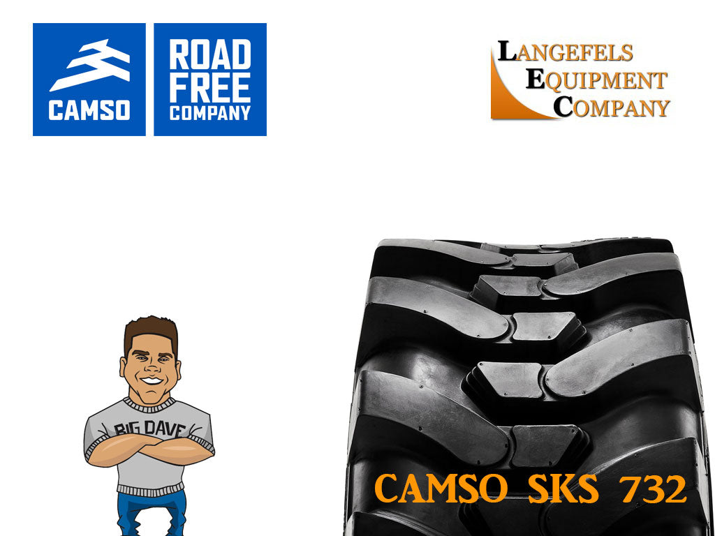 CAMSO SKS 732 tire for skid steer loaders
