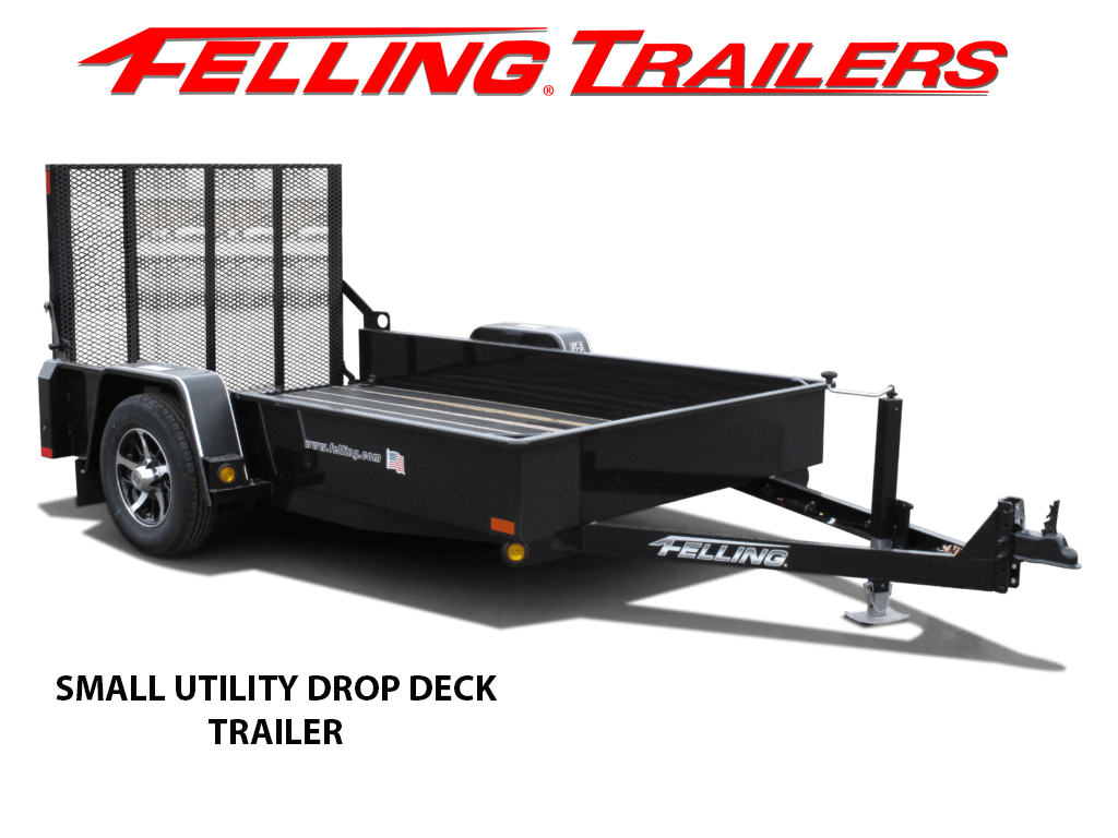 FELLING Small Utility Trailer - drop deck