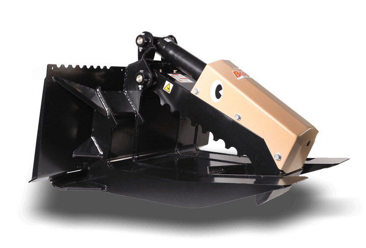 OMNI ATTACHMENTS The Beak concrete grapple for skid steer loaders