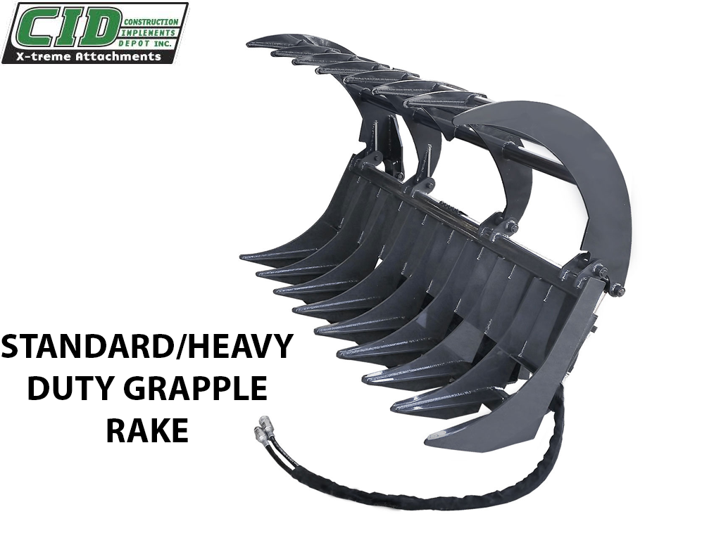 Cid Root Rake CID Grapple Rakes for Skid Steers