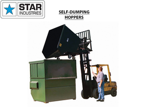 STAR Forklift Heavy Duty Self-Dump Hopper