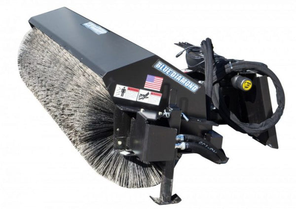 BLUE DIAMOND BROOMS MANUAL ANGLE HEAVY DUTY SERIES 2 - SKID STEER