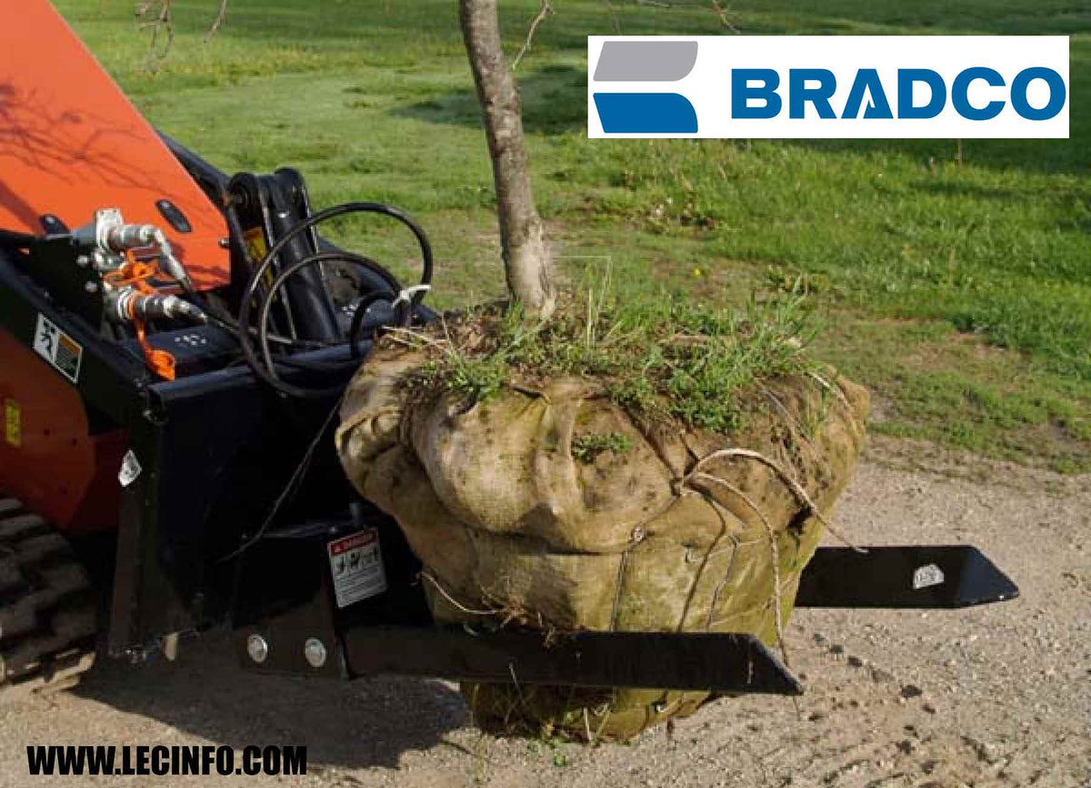 BRADCO tree forks for mini loader